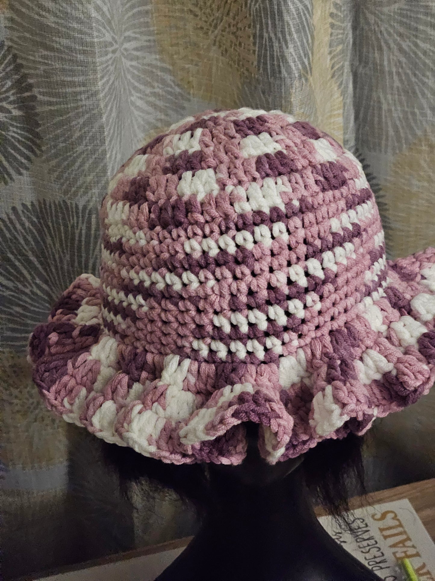 Winter Tye dye ruffle hats