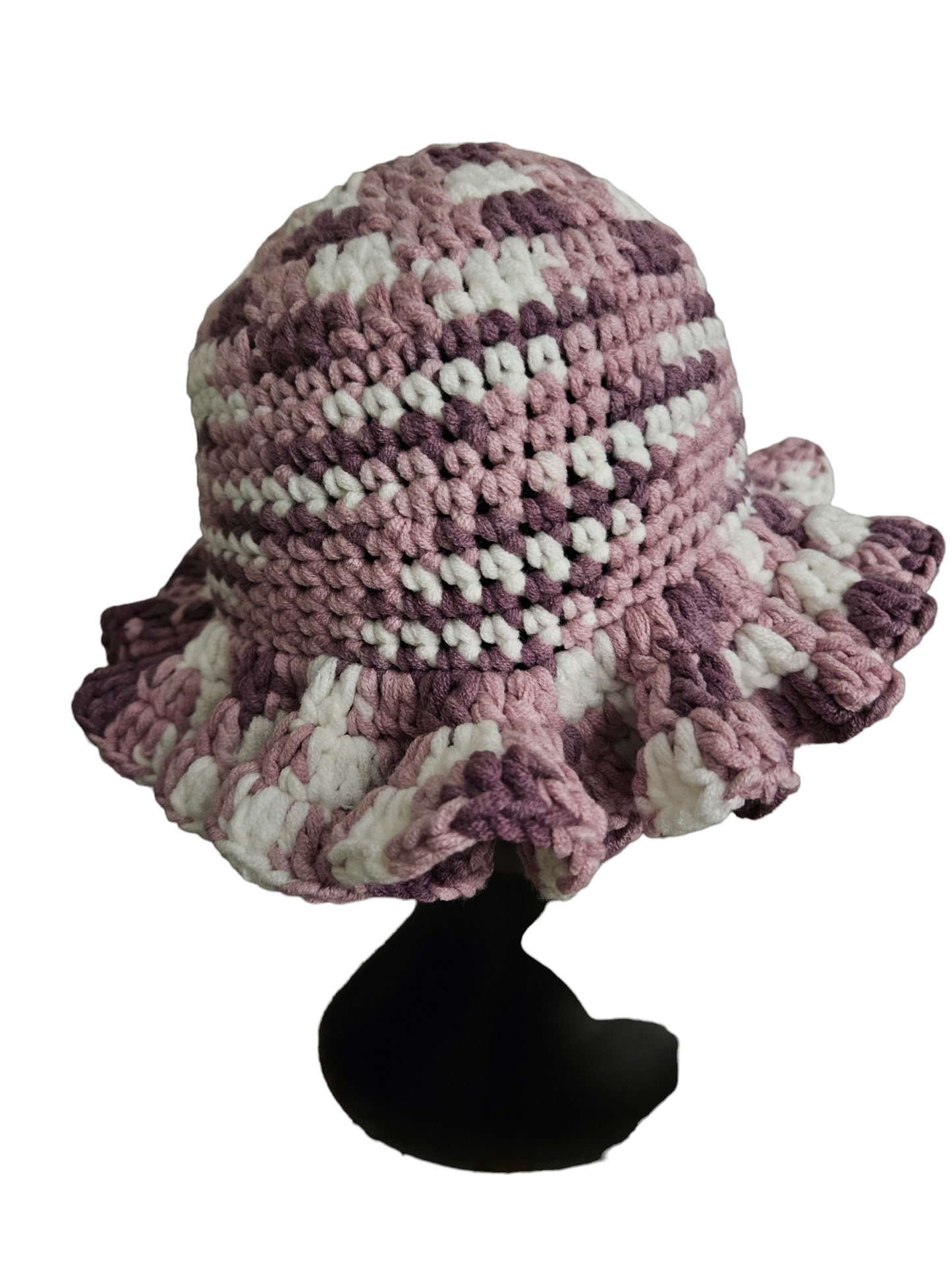 Winter Tye dye ruffle hats