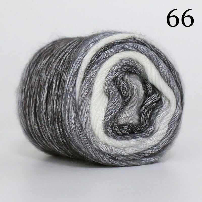  100g Wool Yarn for Knitting Rainbow Color Wool Yarn